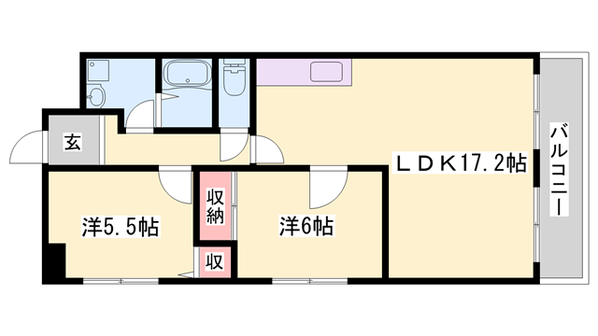 ハイツマエダⅡの物件間取画像